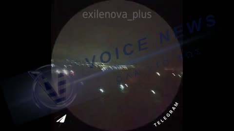 To Διυλιστήριο Saratov στις Φλόγες