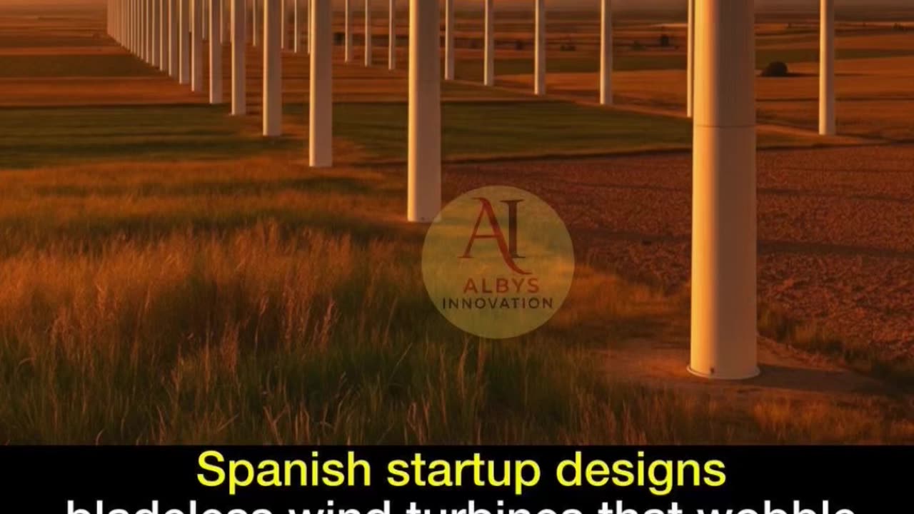 A Spanish startup is developing bladeless wind turbines that wobble in the wind