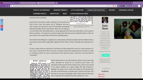 Eerie News with M.P. Pellicer | STORIES: The Black Demon of the Sea of Cortez and More