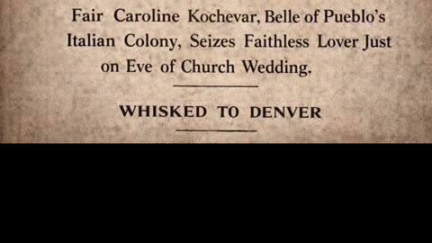 The Groom Who Vanished: A Forgotten Italian American Scandal