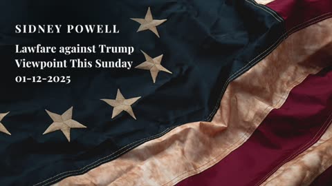 Lawfare against Trump