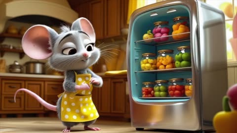 The Squeaky Little Mouse Song 🐭 | Cute Animal Song for Kids