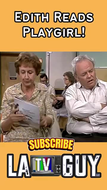 Edith Bunker Reads Playgirl