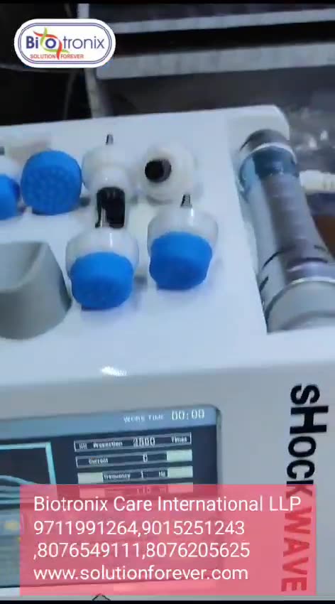 Touch Screen Shockwave Therapy Digital Electromagnetic Radial Probe based ESWT Extracorporeal