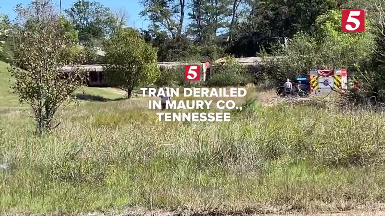 School being evacuated after a train derailed in Columbia, Tenn.