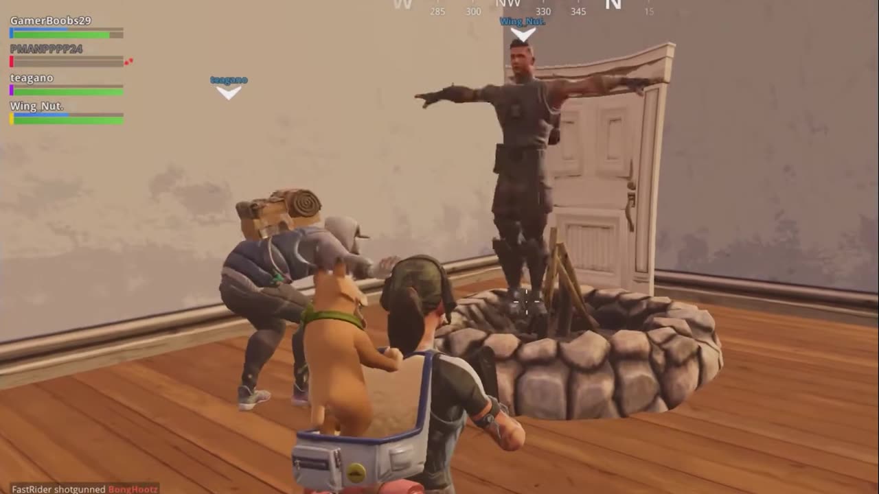 Fortnite - T Pose on Fire