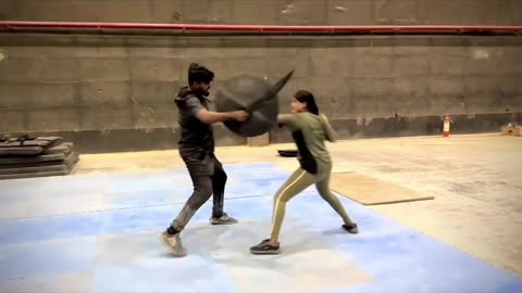 This is Indian fighters rehearsal in the bollywood movie.