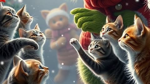 La batalla felina de Navidad