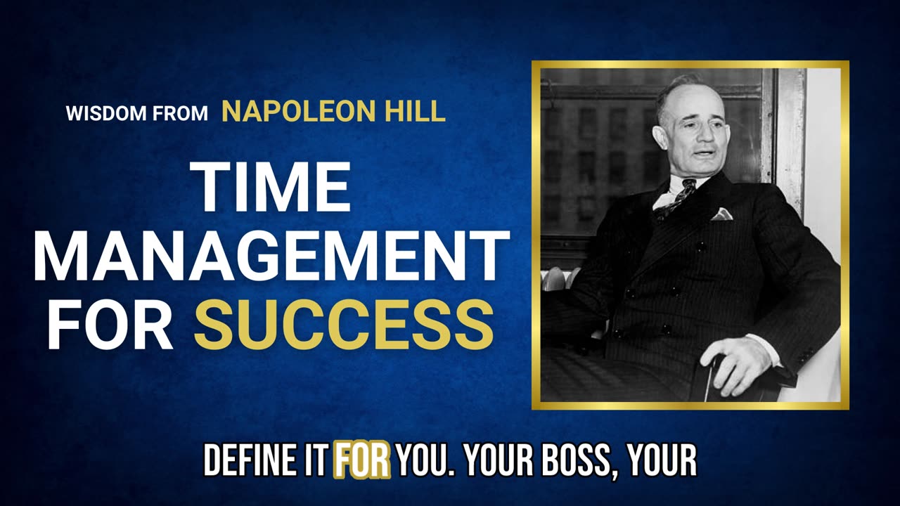 Napoleon Hill - Time Mastery - Wisdom & Workbooks