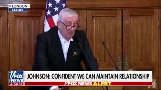 Speaker Johnson makes HISTORY with UK Parliament address