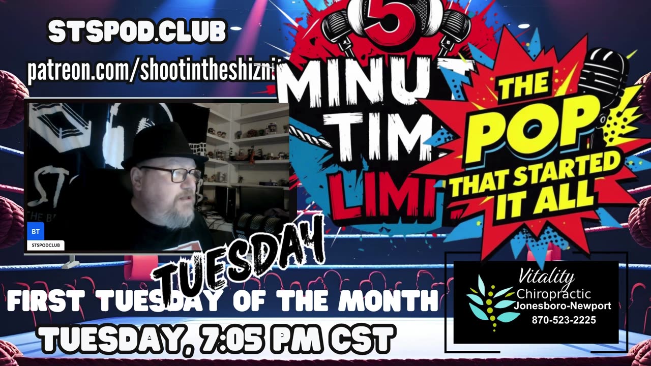 5 Minute Time Limit on Tuesday! Be thhhheeeerrreeee!!