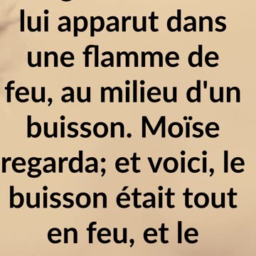 "La Révélation de Dieu dans le Buisson Ardent" Exode 3:2#shorts #youtube #jesus #ytshorts #shortvide