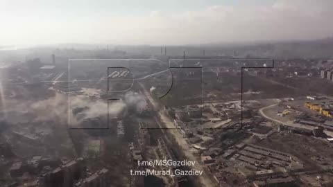 The arrivals of Grad rockets and mortar mines at the positions of Ukrainian nationalists