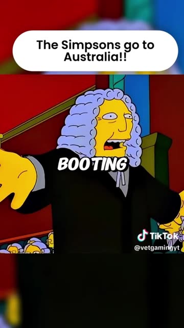 The Simpsons go to Australia