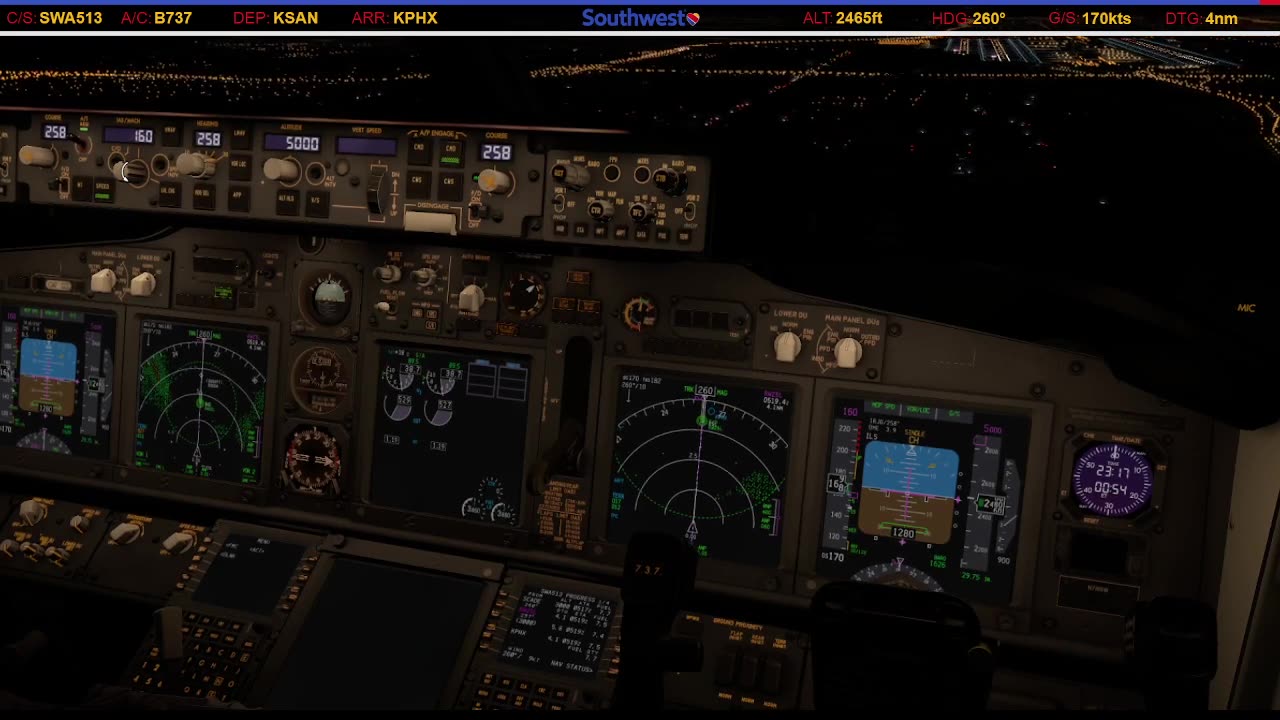 Landing in Phoenix (KPHX)