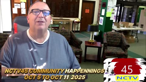 NCTV45 COMMUNITY HAPPENINGS OCT 5 THRU OCT 11 2025