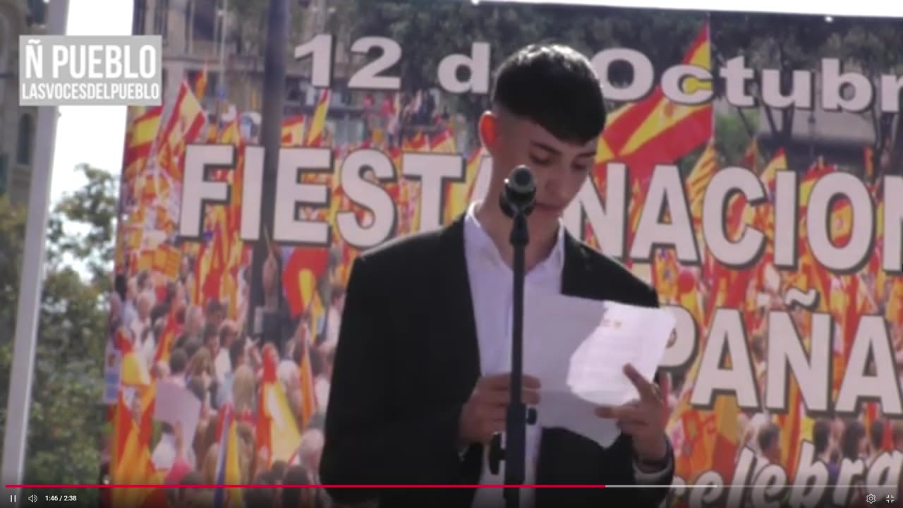 Manifiesto fiesta nacional de España e Hispanidad en Cataluña