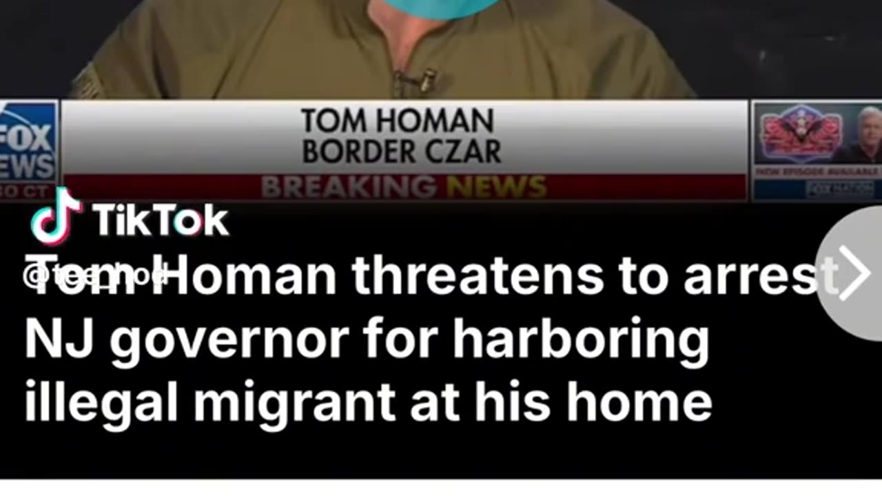 Border Czar Threatens To Arrest NJ Governor For Protecting Immigrant.