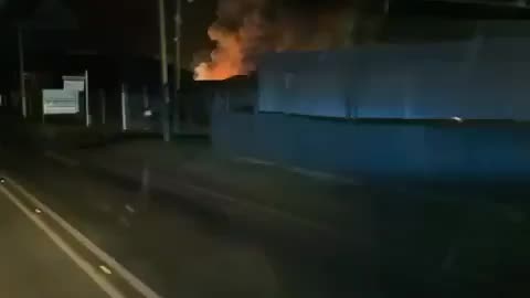 Big fire going well