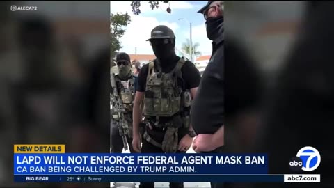 LAPD Chief on NOT Enforcing Newsom’s Dangerous Anti-Mask Law For Federal Agents