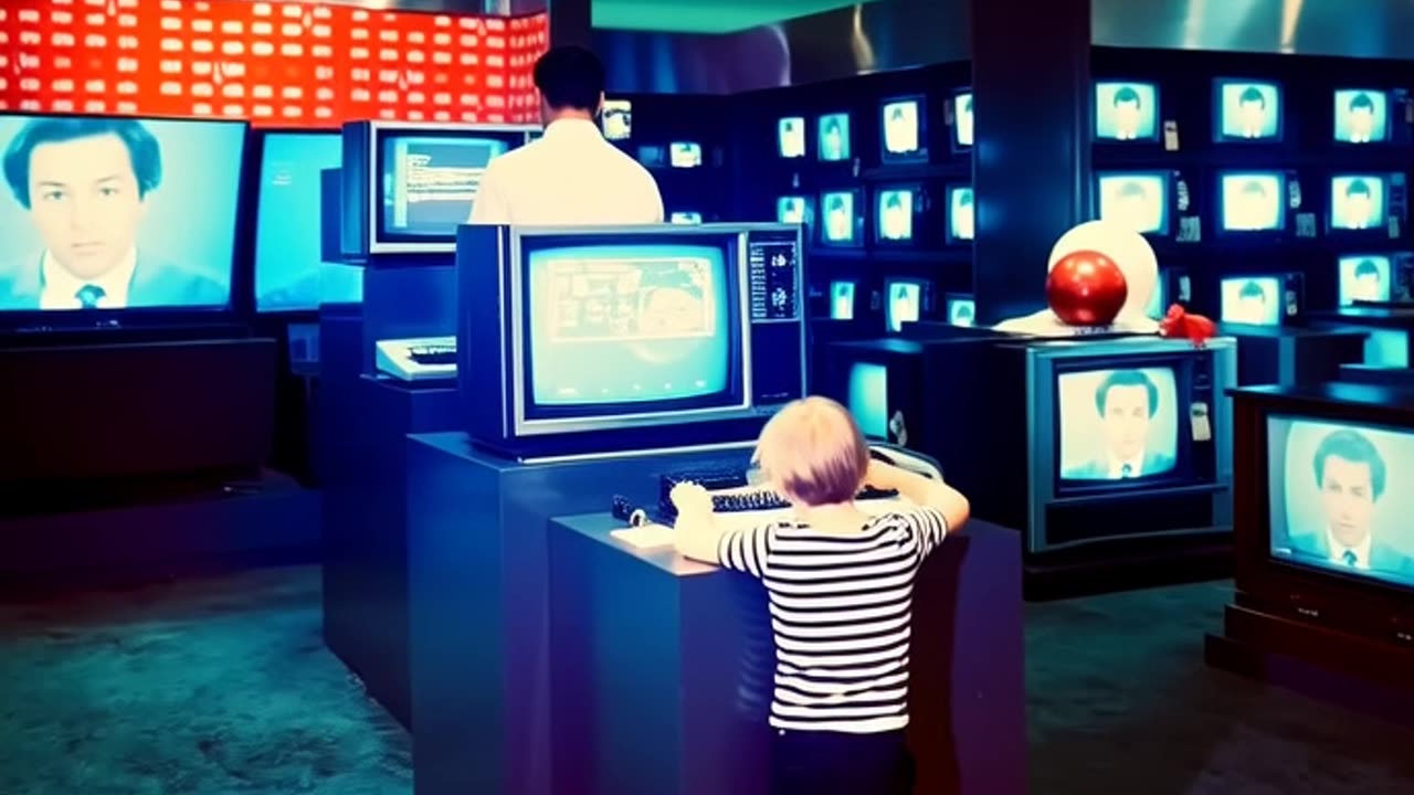 Old School Electronic Store Mall 1959