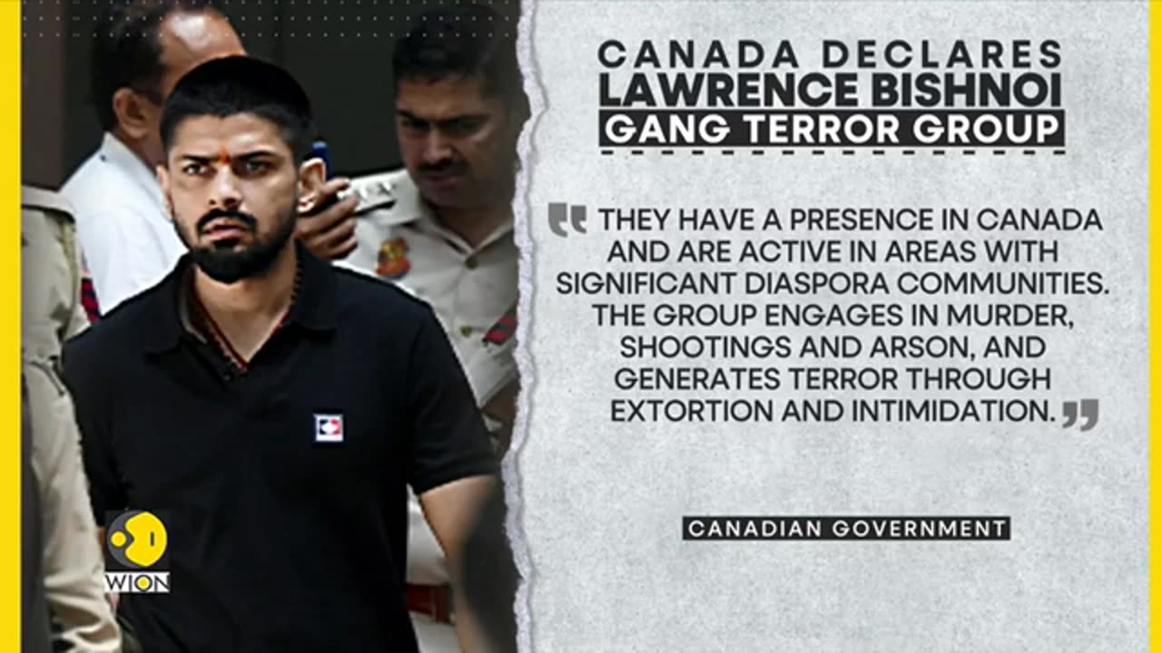 Canada_Declares_Lawrence_Bishnoi_Gang_Terrorist_Entity_Amid_Carney_s_Reset_In_India_Ties___WION
