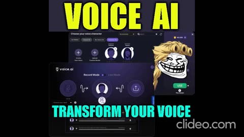 Voice AI APP -Transform Your Recordings with Famous Voices