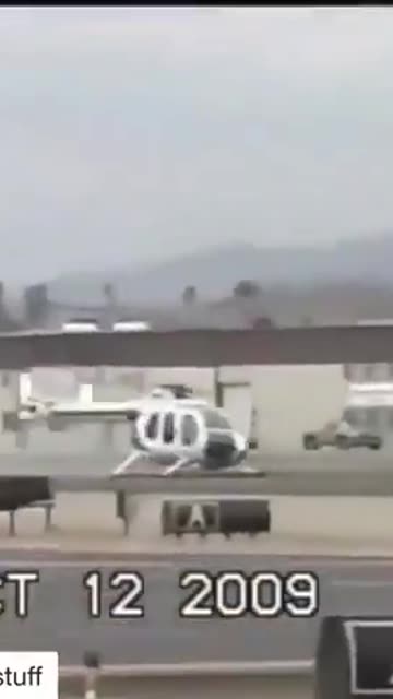 Pilot Manages to stop its Helicopter from Crashing .