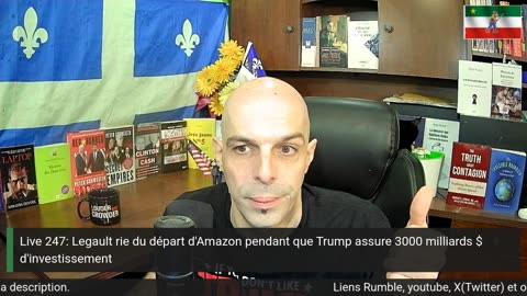 Live 247: Lego rit du départ d'Amazon pendant que Trump garantit 3000 milliards $ d'investissement