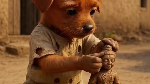 The Poor Puppy Without God's Statue: A Lesson in True Friendship | Follow & Like