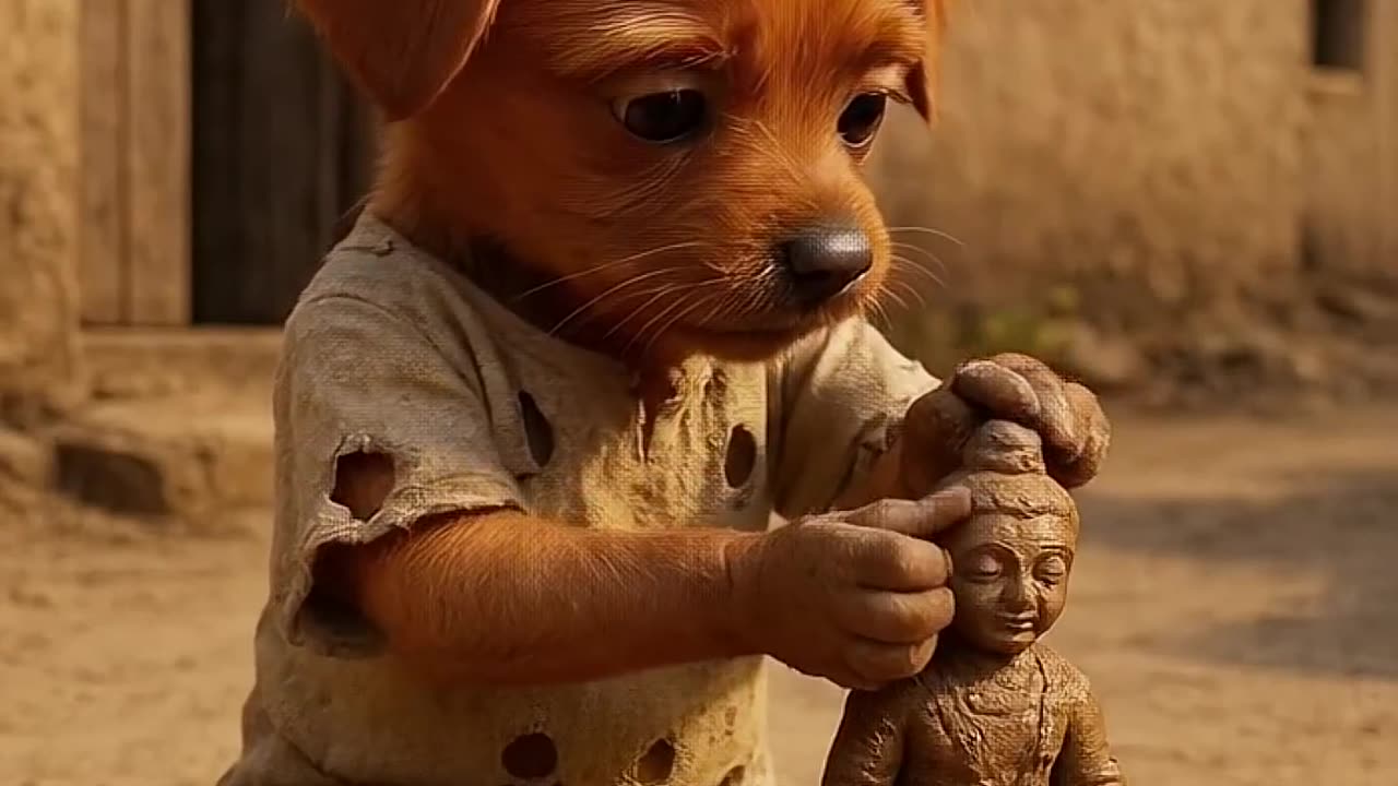 The Poor Puppy Without God's Statue: A Lesson in True Friendship | Follow & Like