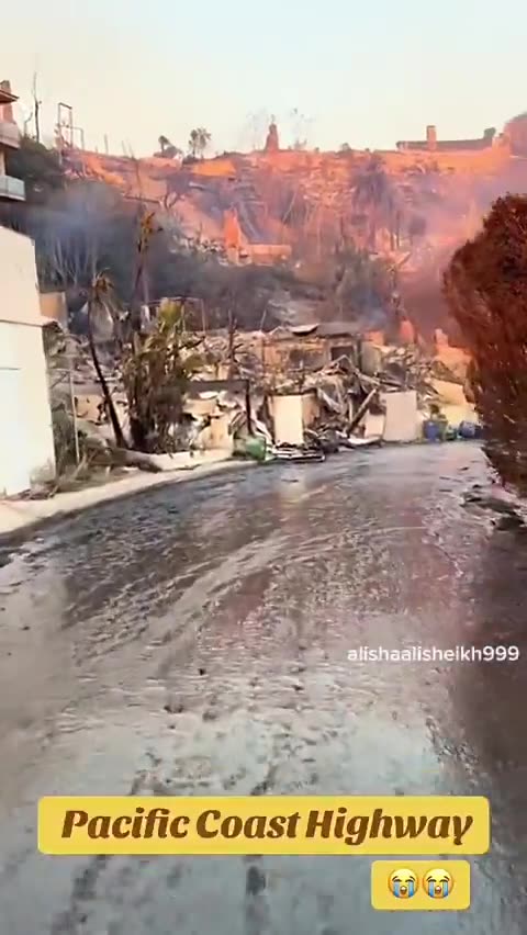 Take a drive down Pacific Coast Highway in Los Angeles, California after the Pacific Palisades fire