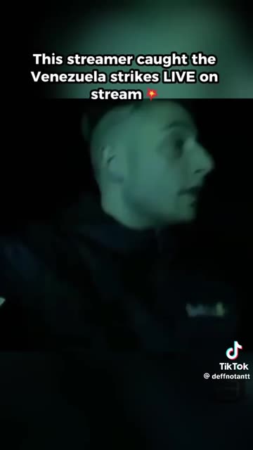 The exact time USA struck Venezuela