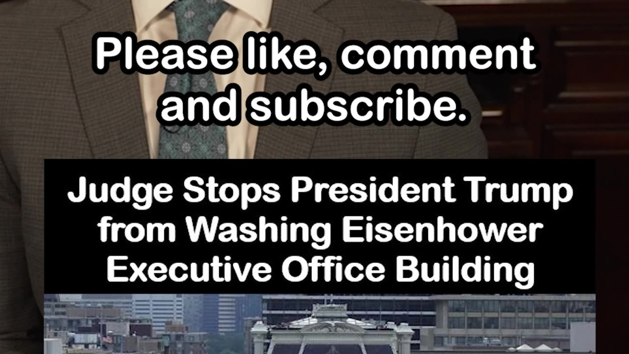 Judge Stops Trump Admin from Washing White House Staff Building