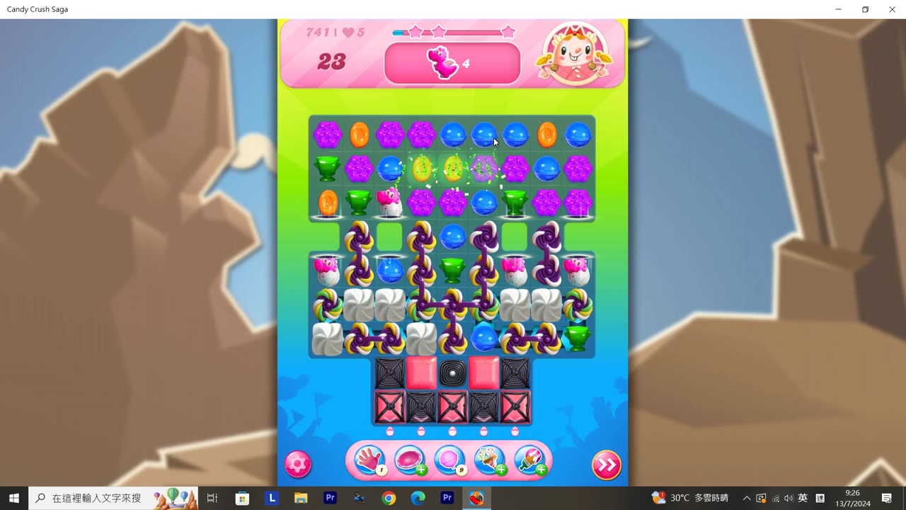 Candy Crush Saga Record (Level 741)