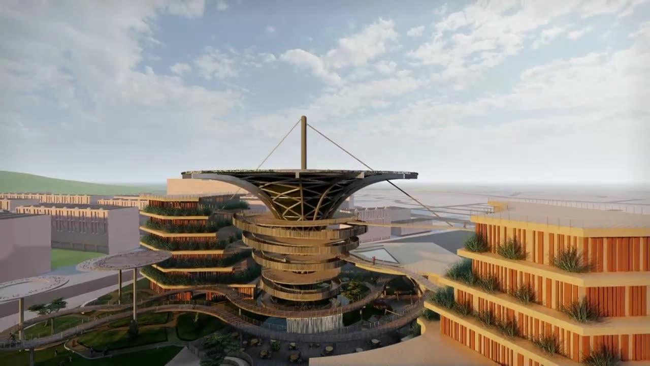 vertical farm umbrellas