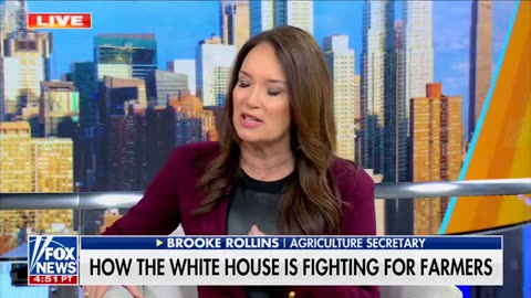 Sec. Rollins on American agriculture: "Interest rates went up 73%, labor—47%, fuel—35%