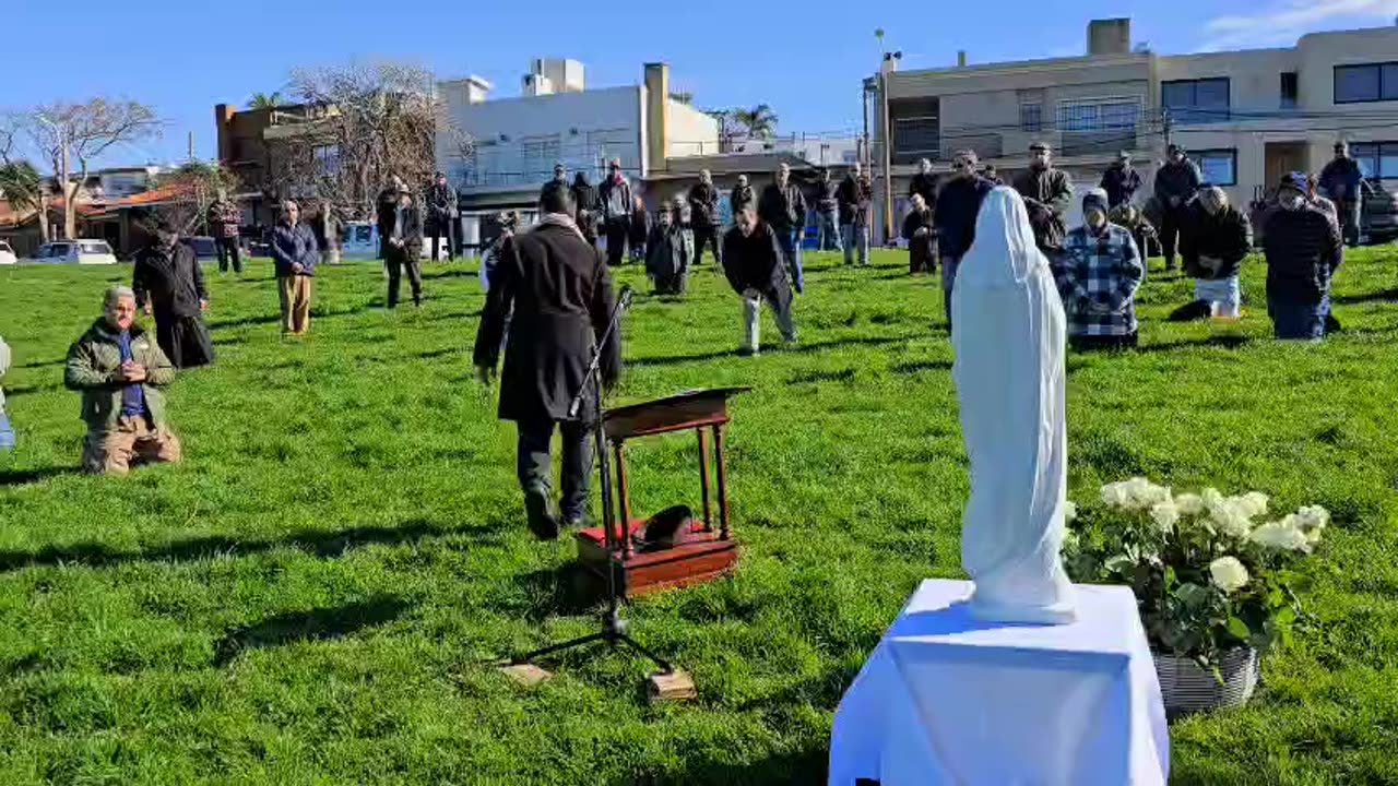 Rosario de hombres en Montevideo (Aduana de Oribe) - Uruguay (06/09/2025)