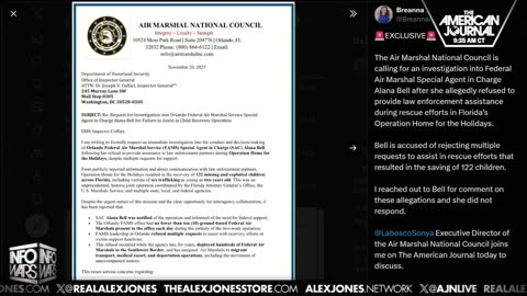 🚨Exclusive Report🚨: Air Marshal National Council is calling for an investigation