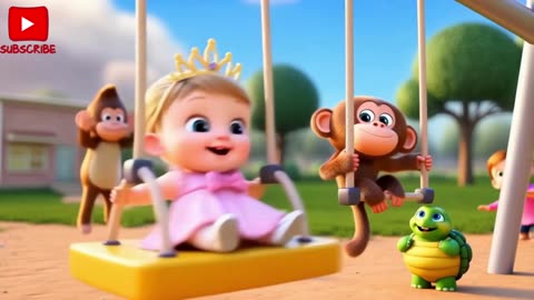 Kids Swing Up to the Sky! ☀️