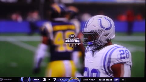 Madden: Indianapolis Colts vs Los Angeles Chargers
