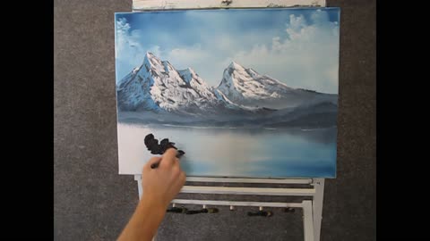 Paint With Kevin Hill - Frozen Mountain - 2012