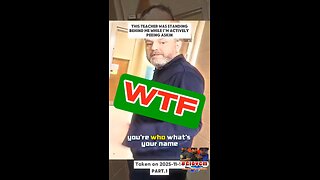 Substitute teacher follows boy into bathroom? WTF TEACH!?