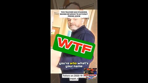 Substitute teacher follows boy into bathroom? WTF TEACH!?