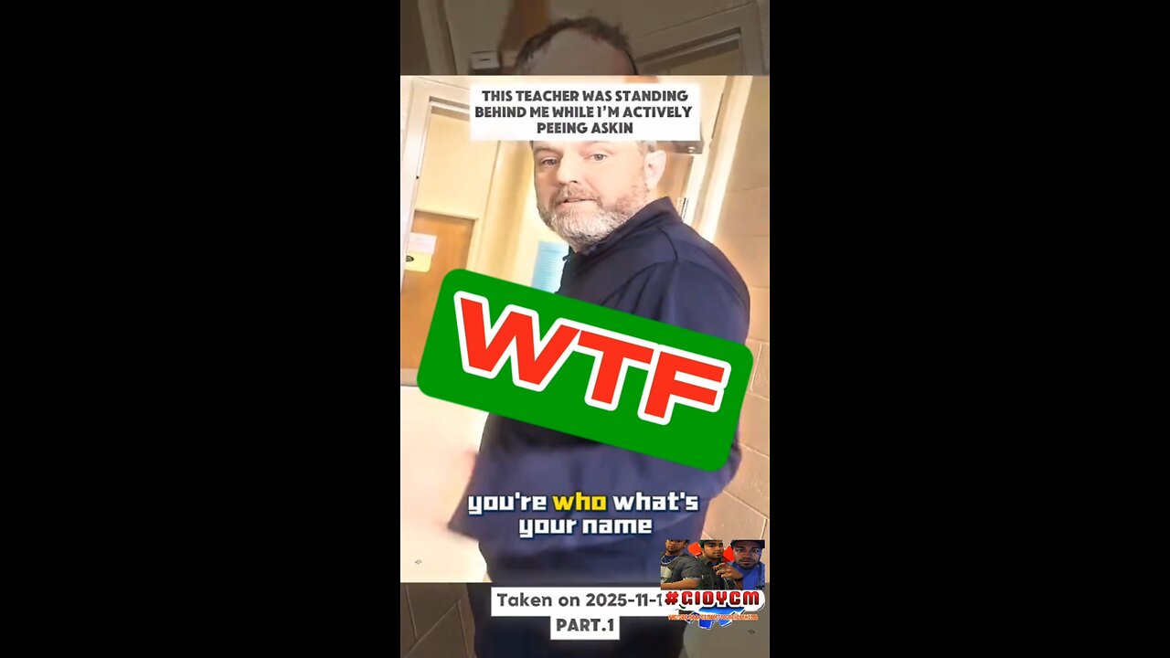 Substitute teacher follows boy into bathroom? WTF TEACH!?