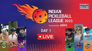 LIVE: IPBL 2025 Day 1 | India’s First Official Pickleball League Starts with Top Teams in Action