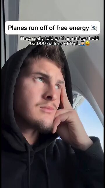 🌚🔺⚜️ Planes Run Off Free Energy ✈️ If not, where's all that supposed fuel housed?