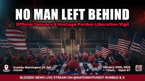 LIVE: Trump 2025 Inauguration and DC Jail J6 Hostage Release Vigil