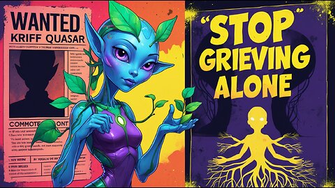 When Aliens Come To Tea: Stop Grieving Alone! 🌱 Alien Wisdom You NEED - EP33