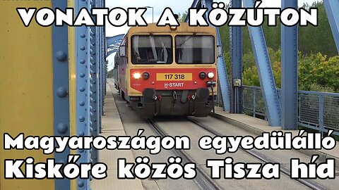 2024.10.02. Magyarország utolsó közös használatú közúti - vasúti hídja Kiskőrénél. A 3. leghosszabb.